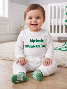 Matching Sets Nwot Baby My 1st St Patricks Day Waffle Knit Bodysuit matching-sets-nwot-baby-my-1st-st-patricks-day-waffle-knit-bodysuit